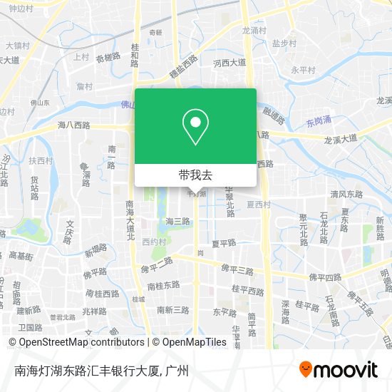 南海灯湖东路汇丰银行大厦地图