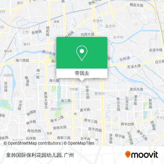 童帅国际保利花园幼儿园地图