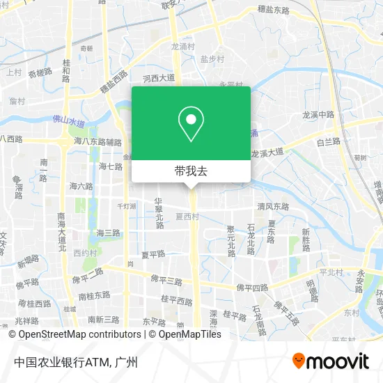 中国农业银行ATM地图