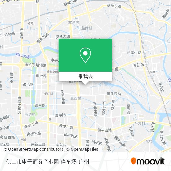 佛山市电子商务产业园-停车场地图
