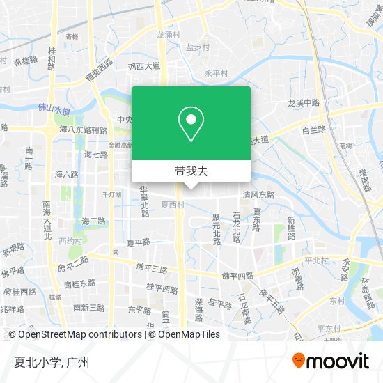 夏北小学地图