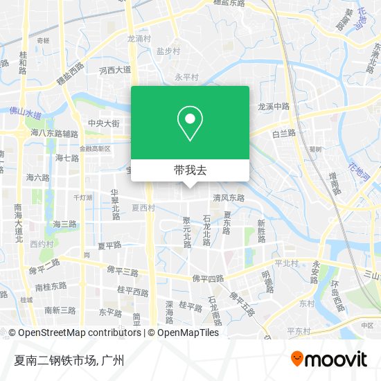 夏南二钢铁市场地图