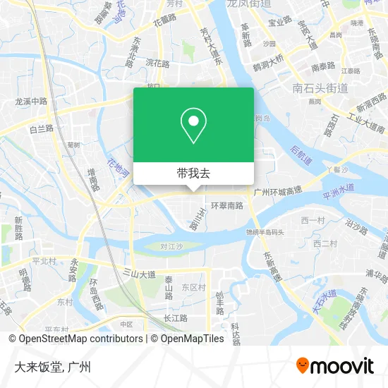 大来饭堂地图
