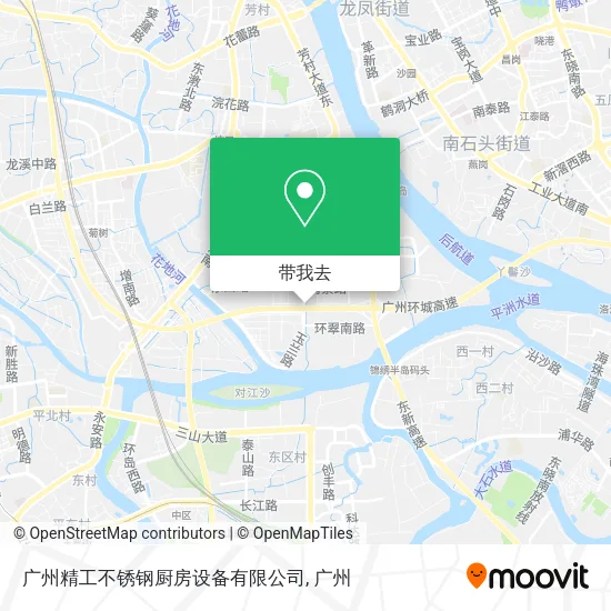 广州精工不锈钢厨房设备有限公司地图