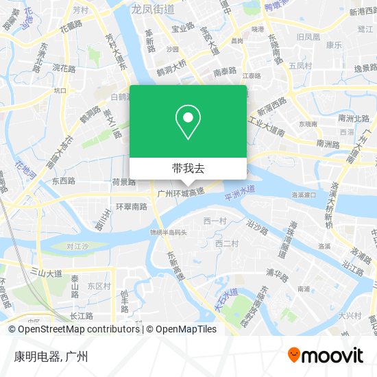 康明电器地图