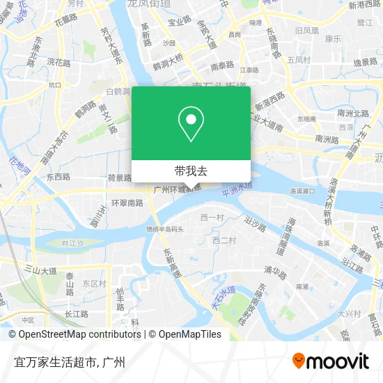 宜万家生活超市地图