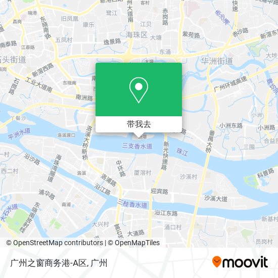 广州之窗商务港-A区地图