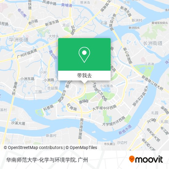 华南师范大学-化学与环境学院地图