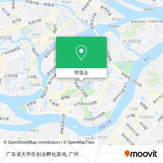 广东省大学生创业孵化基地地图