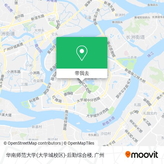 华南师范大学(大学城校区)-后勤综合楼地图