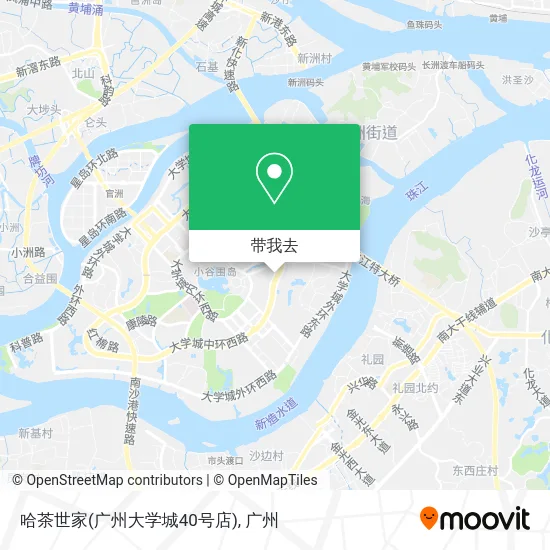 哈茶世家(广州大学城40号店)地图