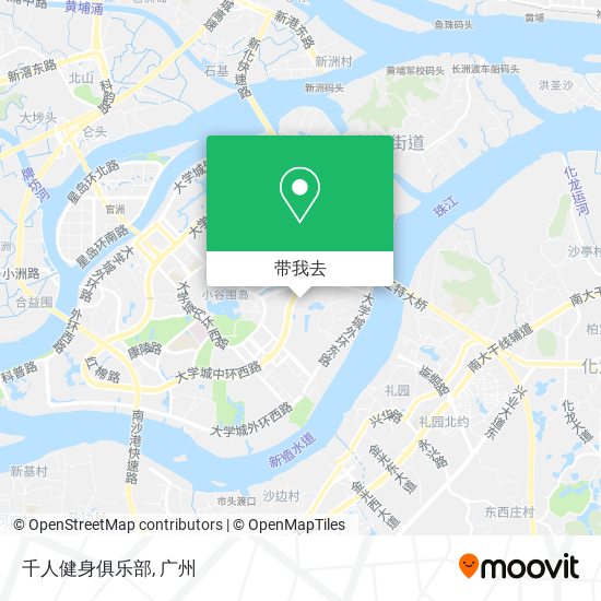 千人健身俱乐部地图