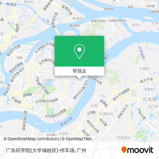 广东药学院(大学城校区)-停车场地图