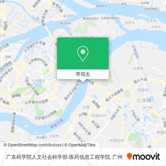 广东药学院人文社会科学部-医药信息工程学院地图