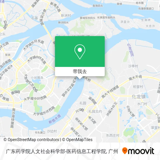 广东药学院人文社会科学部-医药信息工程学院地图