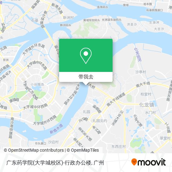广东药学院(大学城校区)-行政办公楼地图