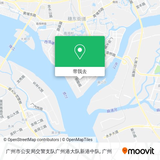 广州市公安局交警支队广州港大队新港中队地图