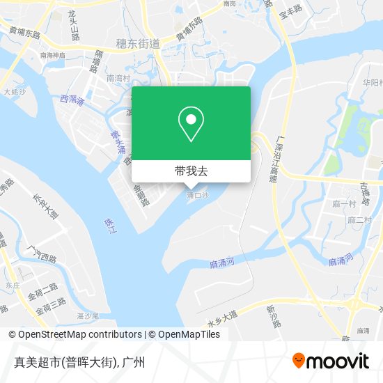 真美超市(普晖大街)地图