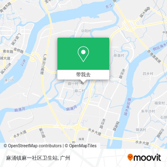 麻涌镇麻一社区卫生站地图