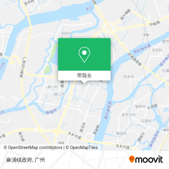 麻涌镇政府地图