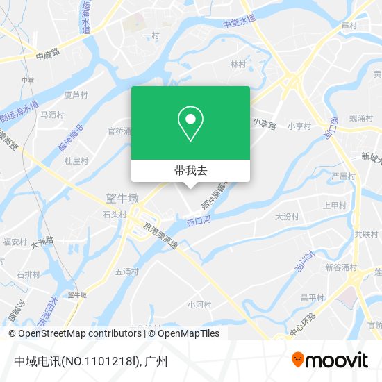 中域电讯(NO.1101218l)地图