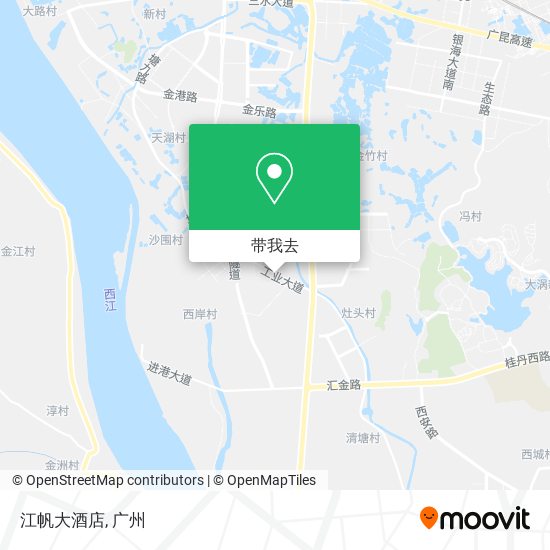 江帆大酒店地图