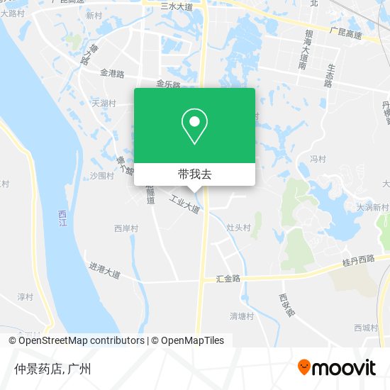 仲景药店地图