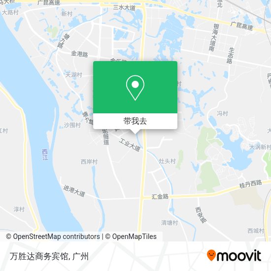 万胜达商务宾馆地图