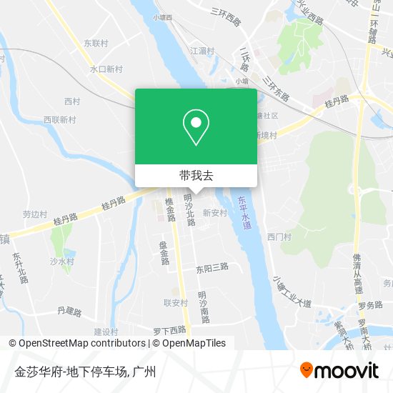 金莎华府-地下停车场地图