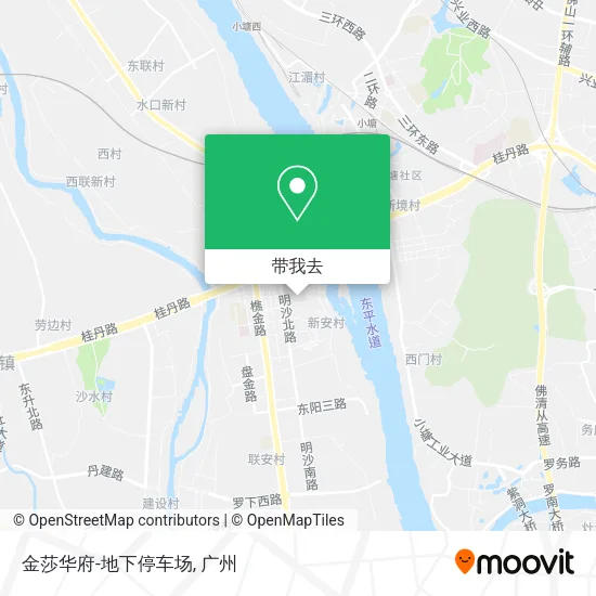 金莎华府-地下停车场地图