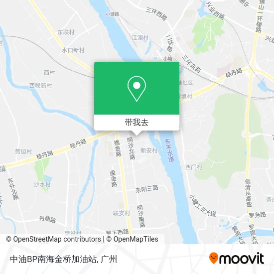 中油BP南海金桥加油站地图