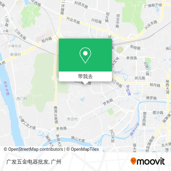 广发五金电器批发地图