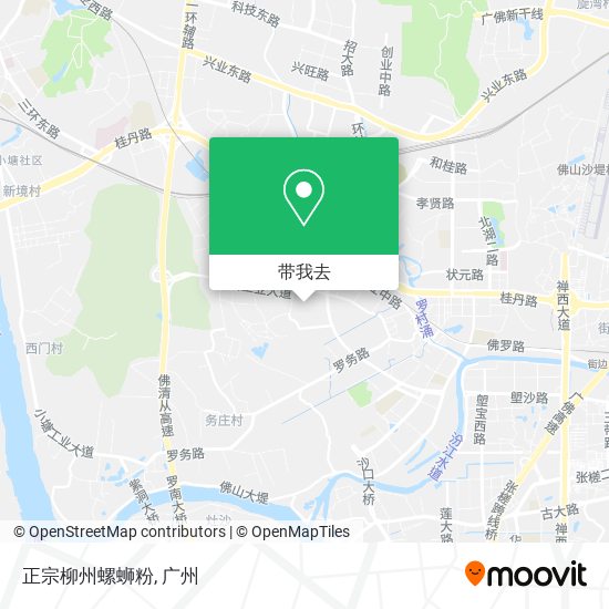 正宗柳州螺蛳粉地图