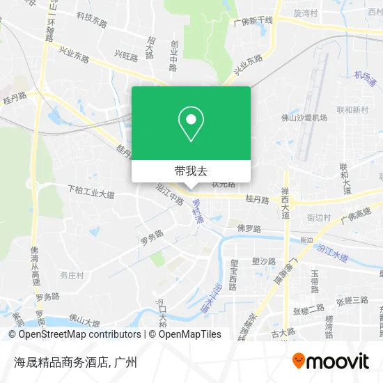 海晟精品商务酒店地图