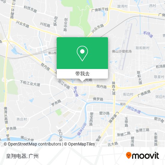 皇翔电器地图