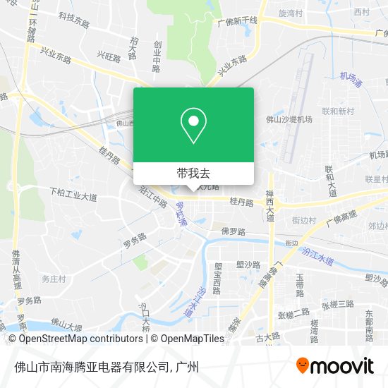 佛山市南海腾亚电器有限公司地图