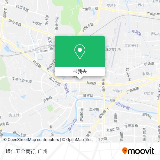 嵘佳五金商行地图