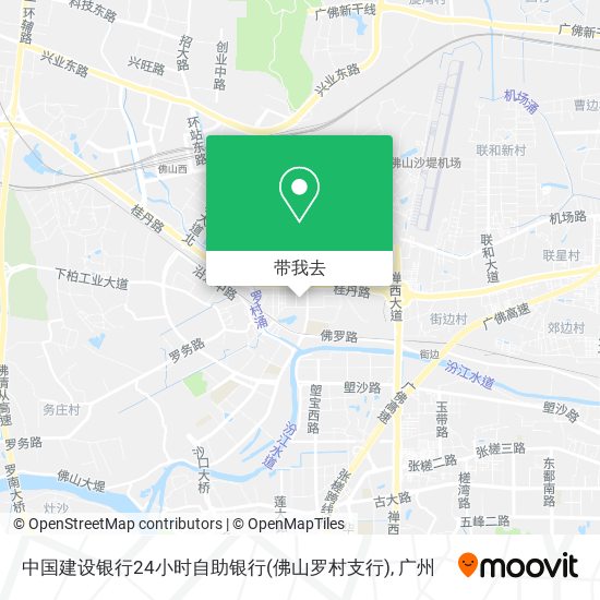 中国建设银行24小时自助银行(佛山罗村支行)地图