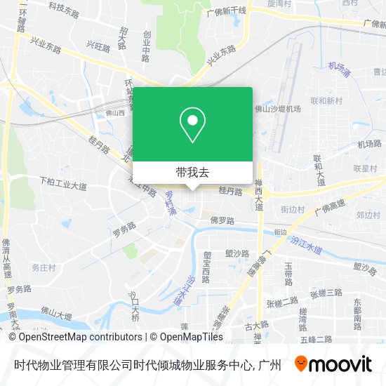 时代物业管理有限公司时代倾城物业服务中心地图