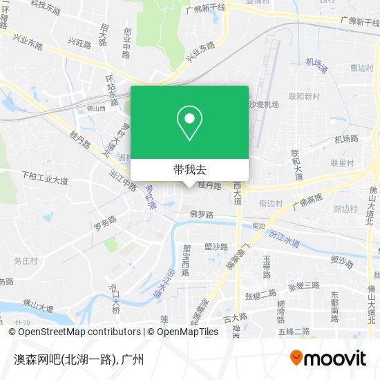 澳森网吧(北湖一路)地图