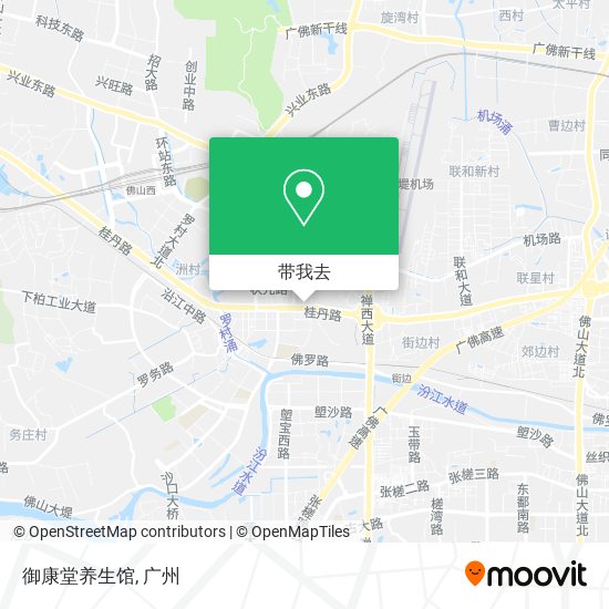 御康堂养生馆地图