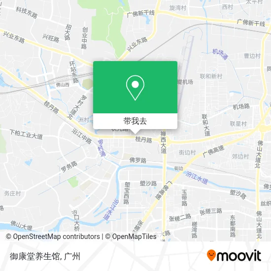 御康堂养生馆地图