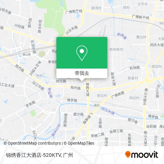 锦绣香江大酒店-520KTV地图