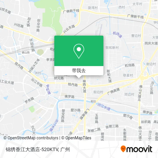 锦绣香江大酒店-520KTV地图