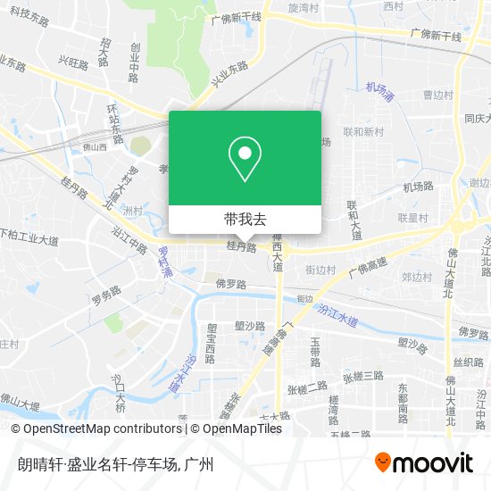 朗晴轩·盛业名轩-停车场地图