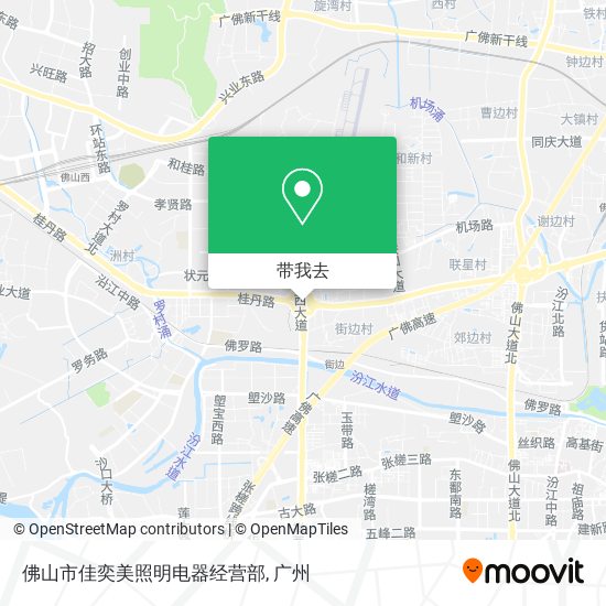 佛山市佳奕美照明电器经营部地图