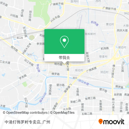 中港灯饰罗村专卖店地图