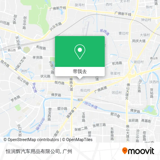 恒润辉汽车用品有限公司地图