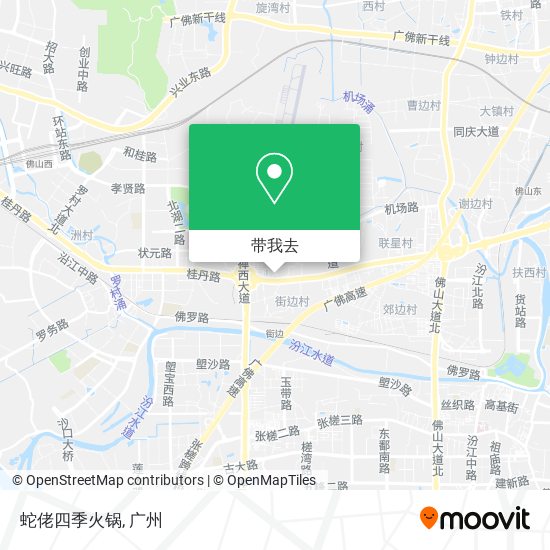 蛇佬四季火锅地图
