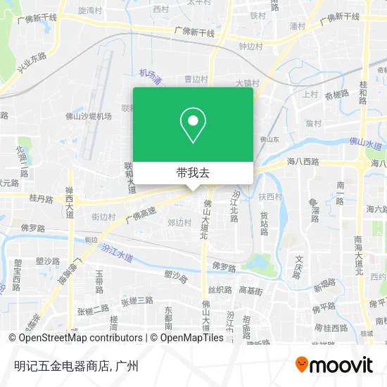 明记五金电器商店地图